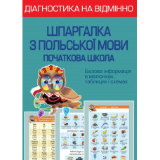 Діагностика на відмінно. Шпаргалка з польської мови. 1-4 клас.