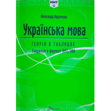 Українська мова. Теорія в таблицях. Завдання у форматі НМТ (зелена) 2025