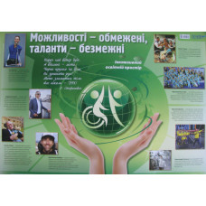 Плакат. Можливості-обмежені, таланти безмежні